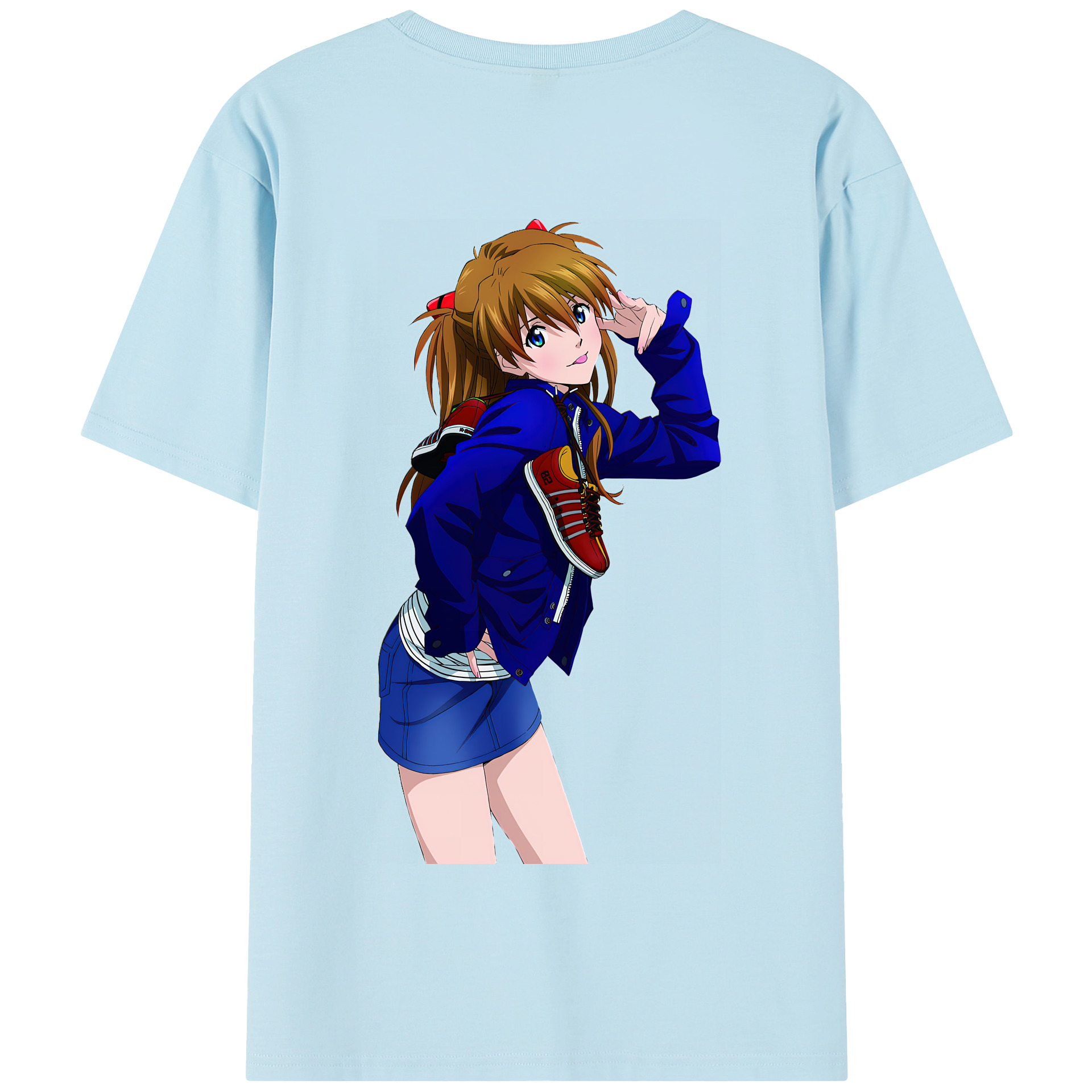 （画像用） EVA 新世紀エヴァンゲリオン 綿100％半袖Tシャツ（背面プリント）